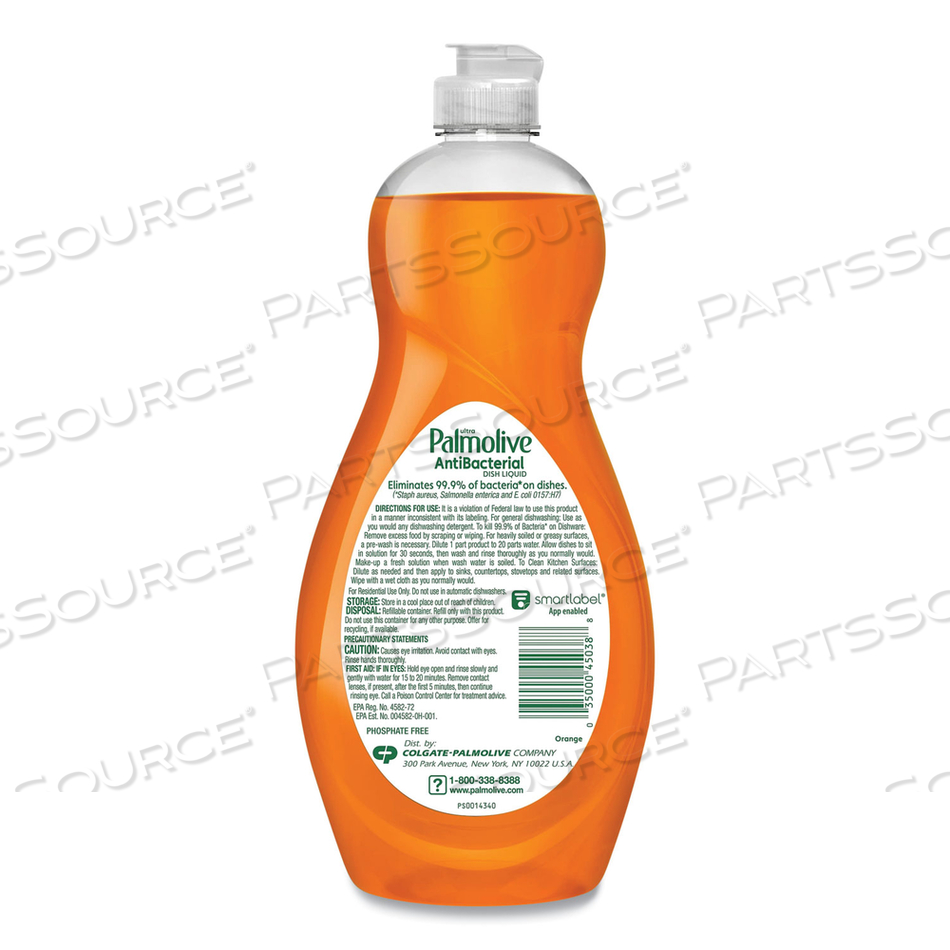 ULTRA ANTIBACTERIAL DISHWASHING LIQUID, 20 OZ BOTTLE by Palmolive