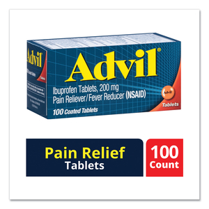 IBUPROFEN PAIN RELIEVER TABLETS, 100 COUNT by Advil