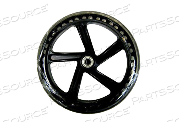 COMPLETE CASTER ASSEMBLY, BLACK WITH WHEEL BEARING, 1 EACH by Drive/DeVilbiss Healthcare, Inc