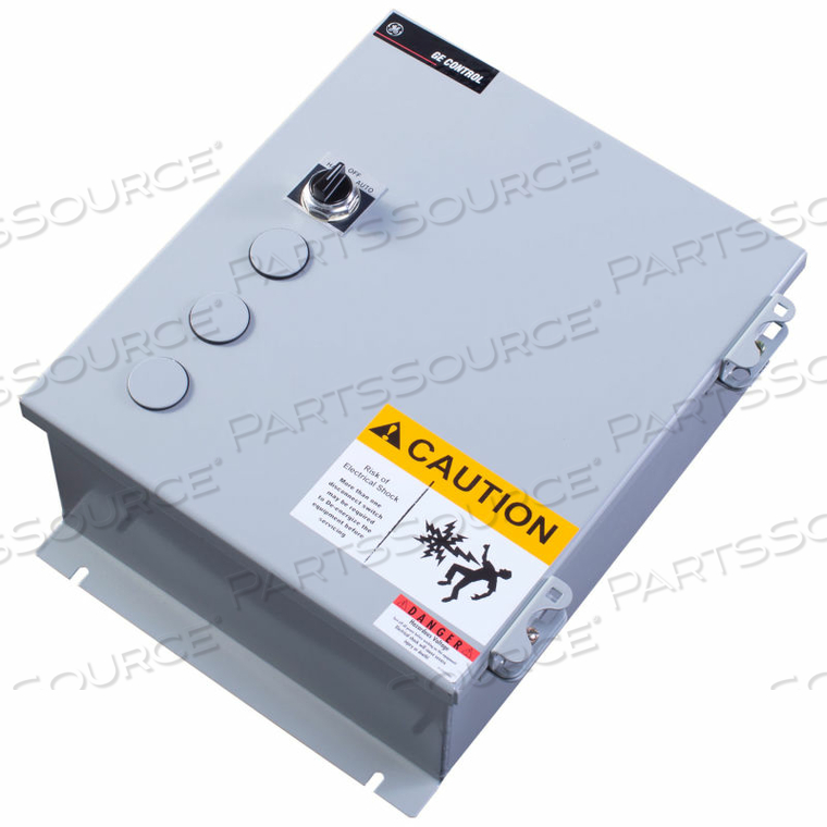 MTI AREA LIGHT CONTROL PANEL, 8P, 120V, NEMA 12/3R, PHOTOCELL & TIMECLOCK, 1 ZONE 