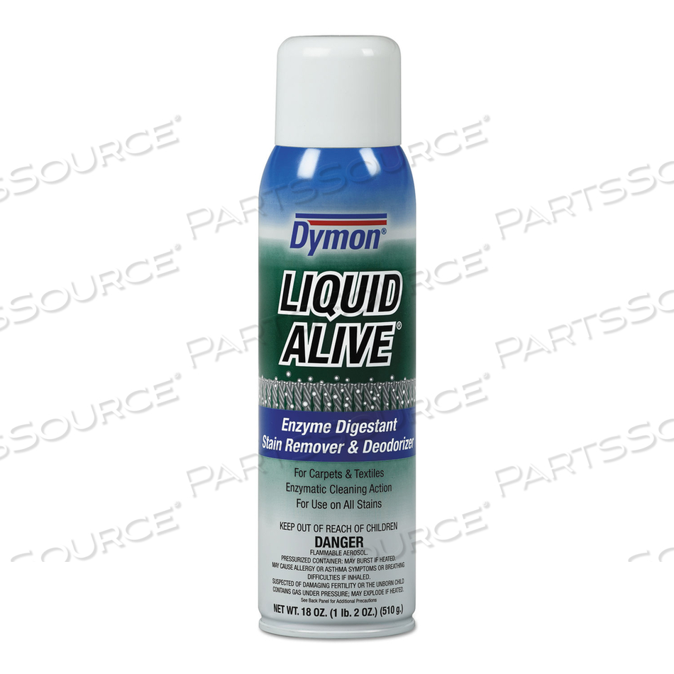 LIQUID ALIVE STAIN REMOVER & ODOR DIGESTER 18 OZ by Dymon