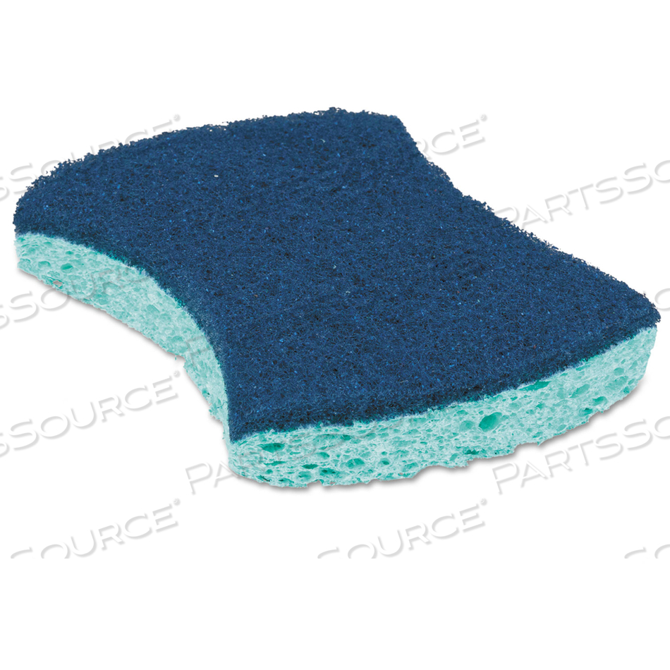 POWER SPONGE, 2.8 X 4.5, 0.6" THICK, BLUE/TEAL by 3M Consumer POWER SPONGE, 2.8 X 4.5, 0.6" THICK, BLUE/TEAL by 3M Consumer