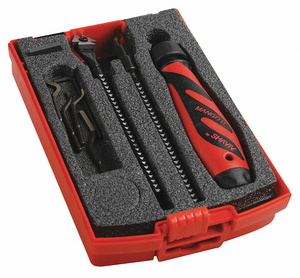 DEBURRING TOOL SET PLASTIC HI SPEED STL. by Shaviv