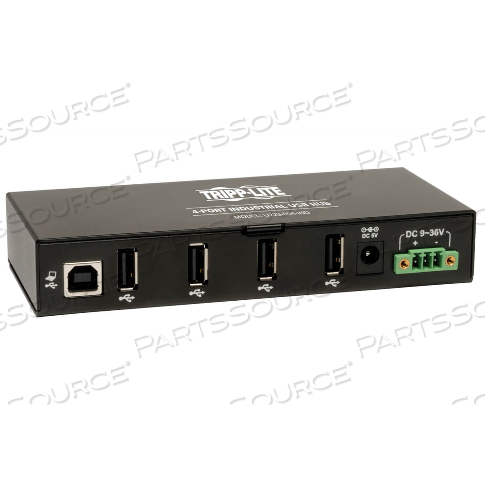 4-PORT RUGGED INDUSTRIAL USB 2.0 HI-SPEED HUB 15KV ESD IMMUNITY by Tripp Lite 4-PORT RUGGED INDUSTRIAL USB 2.0 HI-SPEED HUB 15KV ESD IMMUNITY by Tripp Lite