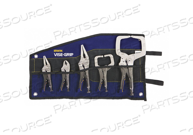 LOCKING PLIERS SET 5 PCS. 3/8 W JAW by IRWIN Tools