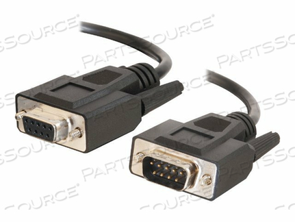 CABLE, ALL LINES EXTENSION, BLACK, 50FT LENGTH, DB9 MALE CONNECTOR 1, DB9 FEMALE CONNECTOR 2, PVC JACKET MATERIAL, 29AWG WIRE SIZE by Legrand AV (C2G) CABLE, ALL LINES EXTENSION, BLACK, 50FT LENGTH, DB9 MALE CONNECTOR 1, DB9 FEMALE CONNECTOR 2, PVC JACKET MATERIAL, 29AWG WIRE SIZE by Legrand AV (C2G)