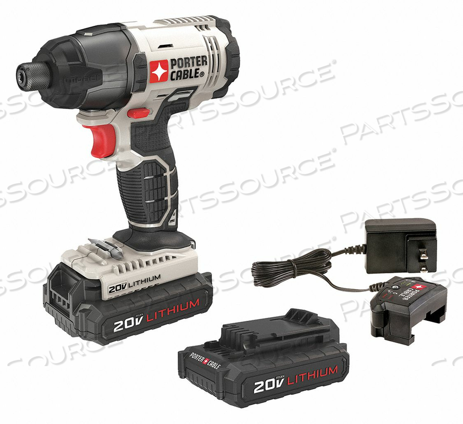 CORDLESS IMPACT DRIVER KIT 20.0V by Porter Cable CORDLESS IMPACT DRIVER KIT 20.0V by Porter Cable