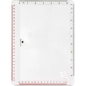 FULL-PAGE HANDHELD MAGNIFIER, 8.5" X 11" LENS, ACRYLIC by Sparco Products