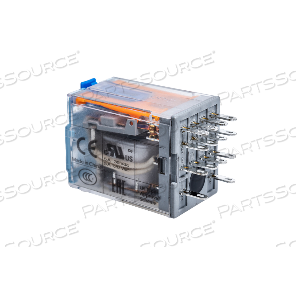 RELAY, 24 VDC, 4 POLES, NO LED by Getinge USA Sales, LLC