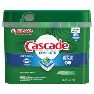 ACTIONPACS, FRESH SCENT, 22.5 OZ TUB, 43/TUB, 6 TUBS/CARTON by Cascade