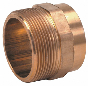 DWV ADAPTER CAST BRASS 1-1/2 CXMNPT by Mueller Industries