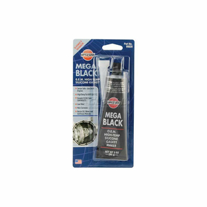 VERSACHEM MEGA BLACK SILICONE O.E.M., 3 OZ. TUBE by ITW