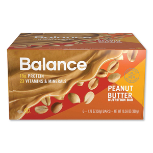 40-30-30 NUTRITION BAR, PEANUT BUTTER, 1.76 OZ, 6/BOX by Balance Bar