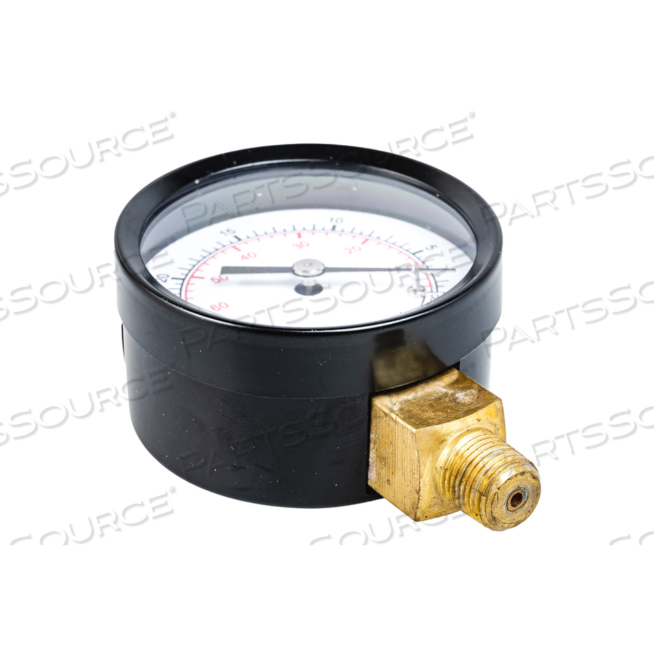 GAUGE,VAC,2IN,BOT MT,0-30IN HG by Precision Medical, Inc.