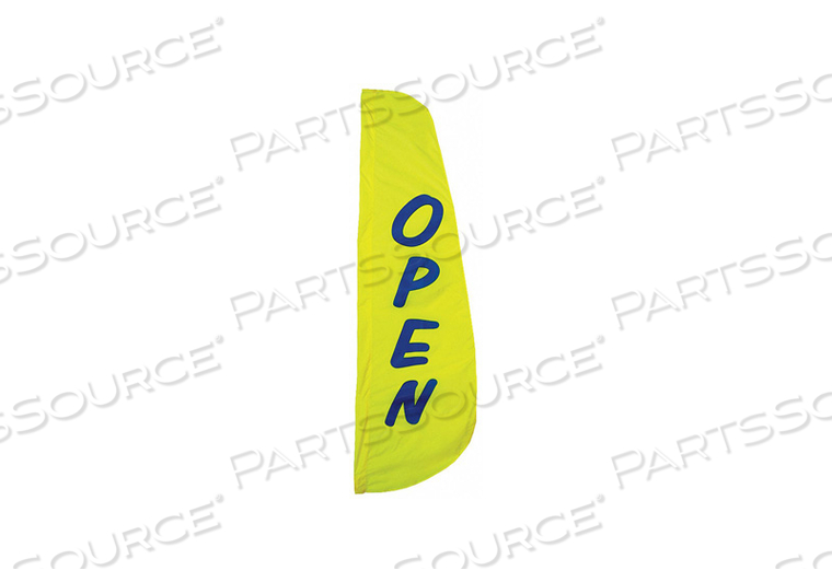 OPEN FEATHER FLAG 2X8 FT NYLON by Annin Flagmakers OPEN FEATHER FLAG 2X8 FT NYLON by Annin Flagmakers