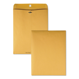 PARK RIDGE KRAFT CLASP ENVELOPE, #97, SQUARE FLAP, CLASP/GUMMED CLOSURE, 10 X 13, BROWN KRAFT, 100/BOX by Quality Park Products