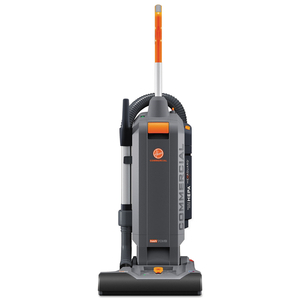 HUSHTONE VACUUM CLEANER WITH INTELLIBELT, 15" CLEANING PATH, GRAY/ORANGE by Hoover