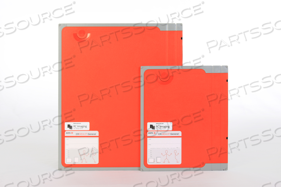 NEW 18X24 CM. MD4.0T CASSETTE/IMAGING PLATE(TRAY) SET  FOR AGFA CR30X. by RC Imaging (Formerly Rochester Cassette)