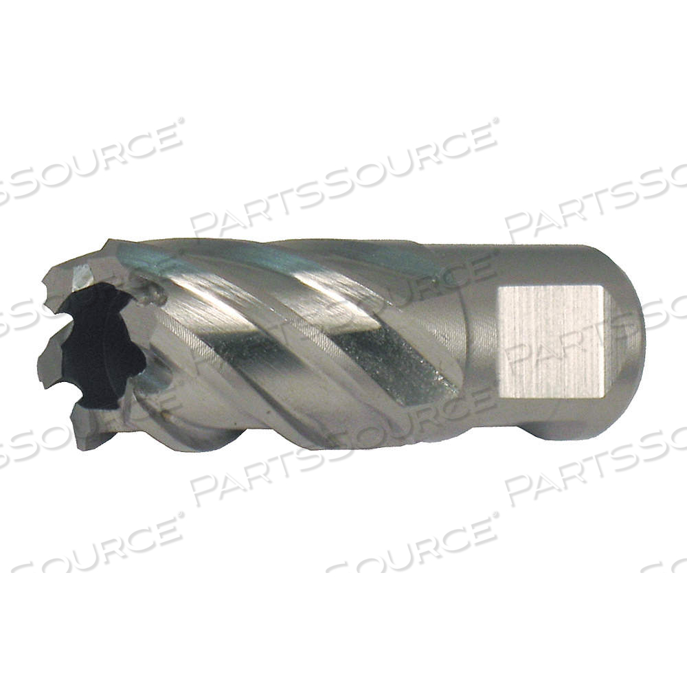 ANNULAR CUTTER, 1 1/4 IN CUTTER DIA, 1 IN MAX CUTTING DP, BRIGHT, HIGH SPEED STEEL by Approved Vendor