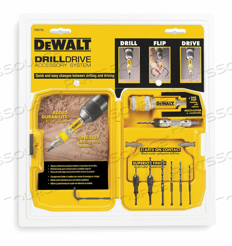 SCREWDRIVER BIT 12 PCS. 1/4 by DeWalt SCREWDRIVER BIT 12 PCS. 1/4 by DeWalt