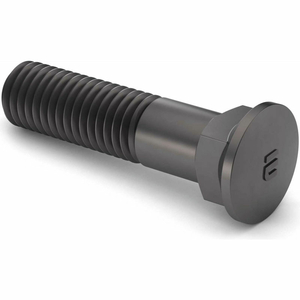 5/8-11 X 3-1/2" PLOW BOLT - #3 DOMED HEAD - GRADE 8 - UNC - STEEL - PLAIN - PKG OF 5 by Earnest Machine