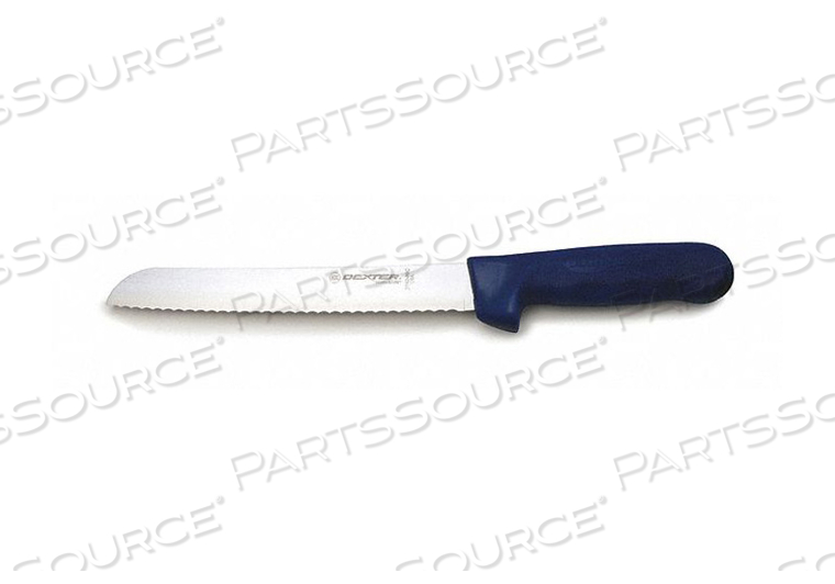 J5893 BREAD KNIFE 8 L SS BLADE BLUE by Dexter Russell