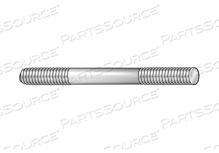 DBL THD STUD M24X3X150MM OAL PK2 by Te-Co