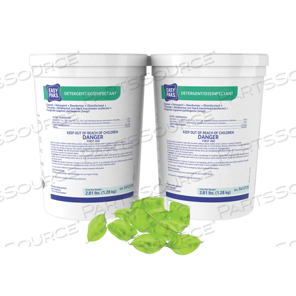 POWDER DISINFECTANT  0.50 OZ.PACKET PK2 by Easy Paks
