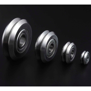 GUIDE WHEEL BEARING, STAINLESS STEEL, DOUBLE SEALED, OD 45.80MM, BORE 12.000/11.992MM, METRIC by SMT CORP GUIDE WHEEL BEARING, STAINLESS STEEL, DOUBLE SEALED, OD 45.80MM, BORE 12.000/11.992MM, METRIC by SMT CORP