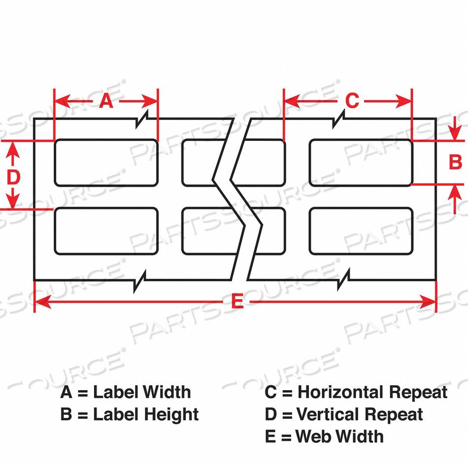 LABEL WHITE 1.5IN.WX0.75IN.H BRADY B-449 by Brady Americas LABEL WHITE 1.5IN.WX0.75IN.H BRADY B-449 by Brady Americas
