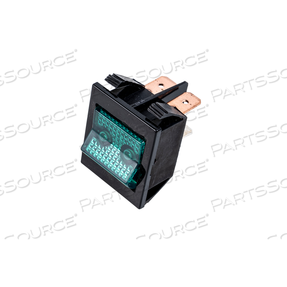 WARMER SWITCH, EXAM TABLE DRAWER, SVC, GREEN, FOR USE WITH: FOR HIGH/LOW TABLE by Brewer Company