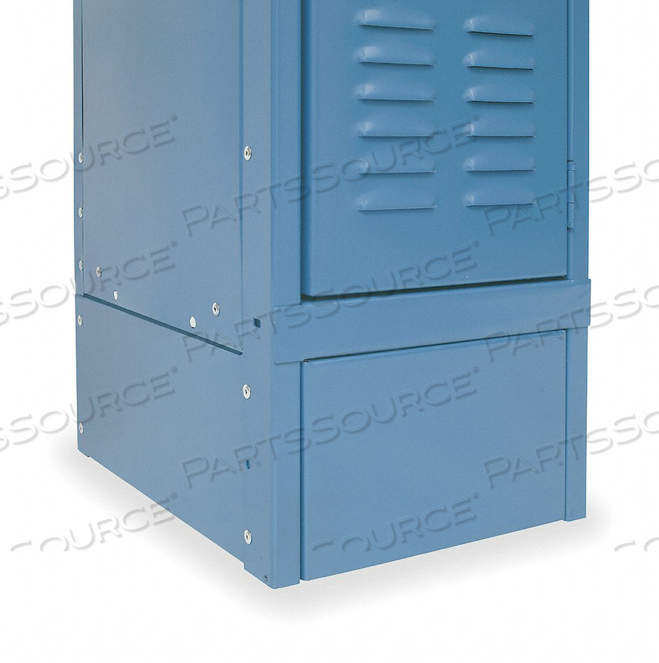 STEEL LOCKER ACCESSORY, CLOSED SIDE BASE 12"D X 6"H MARINE BLUE by Hallowell STEEL LOCKER ACCESSORY, CLOSED SIDE BASE 12"D X 6"H MARINE BLUE by Hallowell