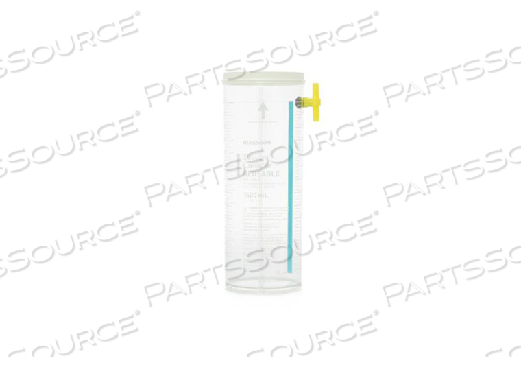 SUCTION CANISTER 1500 ML WITHOUT LID (10 PER CASE) by McKesson SUCTION CANISTER 1500 ML WITHOUT LID (10 PER CASE) by McKesson