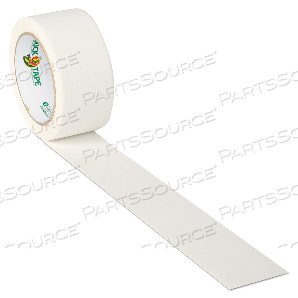 COLORED DUCT TAPE, 3" CORE, 1.88" X 20 YDS, WHITE by Duck COLORED DUCT TAPE, 3" CORE, 1.88" X 20 YDS, WHITE by Duck