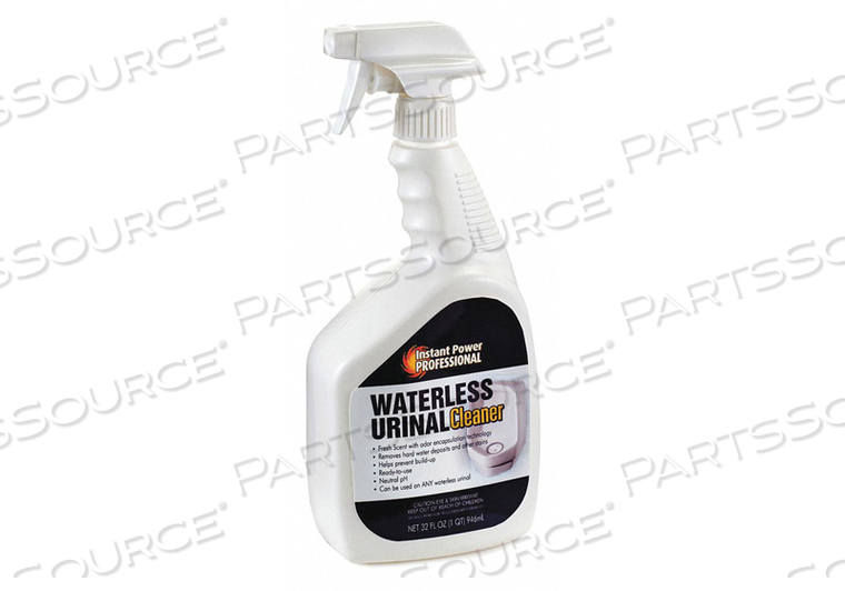 WATERLESS URINAL CLEANER 32 OZ. BOTTLE by Instant Power Professional WATERLESS URINAL CLEANER 32 OZ. BOTTLE by Instant Power Professional