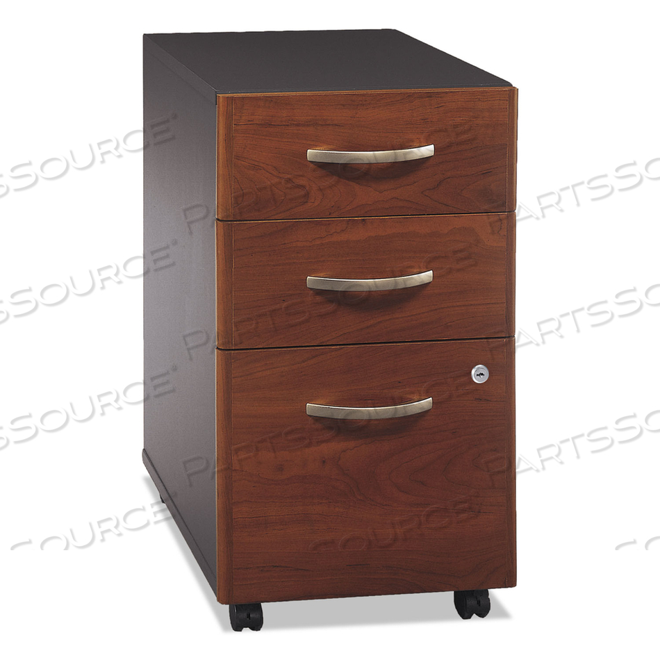 THREE DRAWER FILE CABINET (ASSEMBLED) - HANSEN CHERRY - SERIES C by Bush Industries THREE DRAWER FILE CABINET (ASSEMBLED) - HANSEN CHERRY - SERIES C by Bush Industries