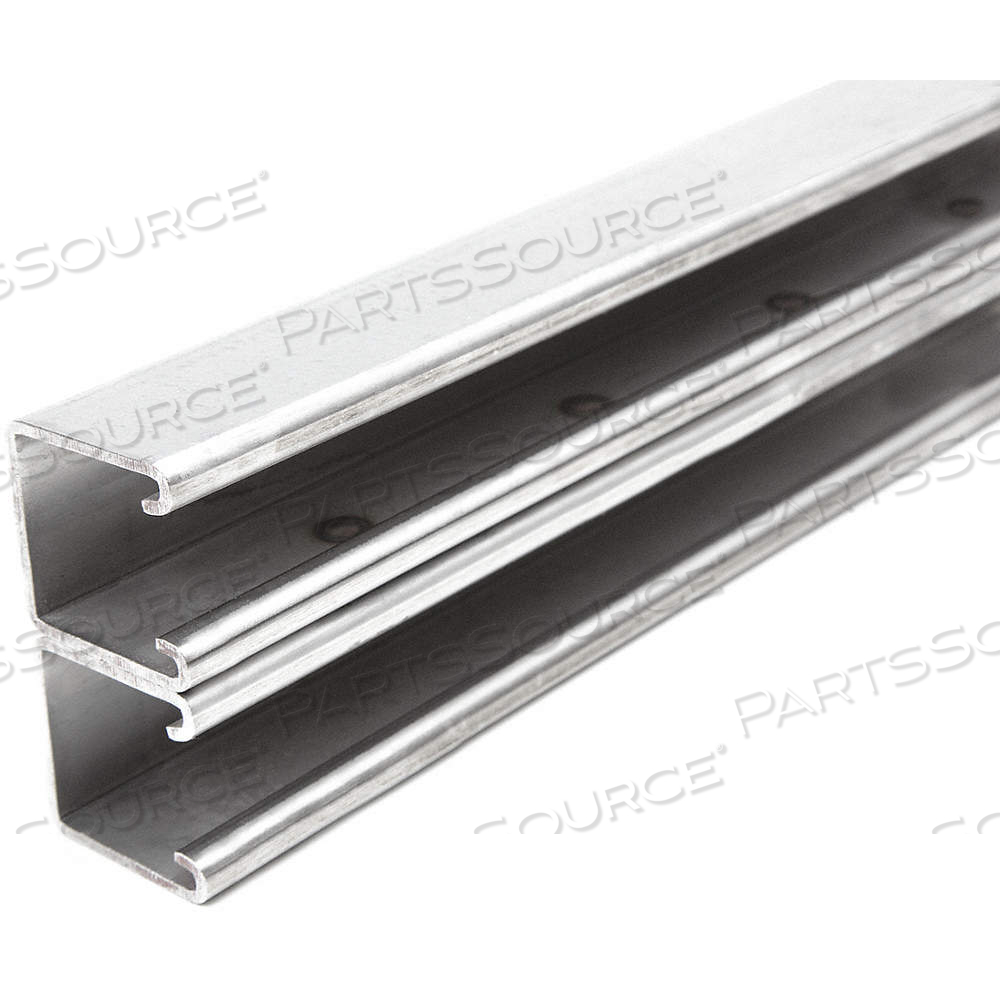 STRUT CHANNEL, SIDE-TO-SIDE, 304 STAINLESS STEEL, POLISHED, 12 GA GAUGE, SOLID by Approved Vendor