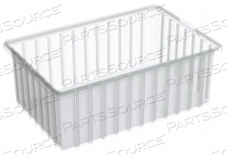 DIVIDER BOX 16-1/2 X 10-7/8 X 6 IN CLEAR by Akro-Mils / Myers Industries, Inc DIVIDER BOX 16-1/2 X 10-7/8 X 6 IN CLEAR by Akro-Mils / Myers Industries, Inc