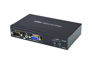 15 PIN VGA OVER CAT5 RECEIVER AUDIO VIDEO EXTENDER WITH RS232 by Aten KVM Products