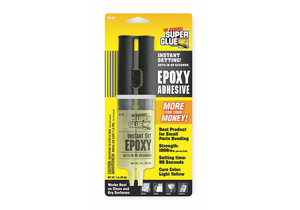 EPOXY 2 PART INSTANT YLW 1 OZ SYRINGE by Super Glue