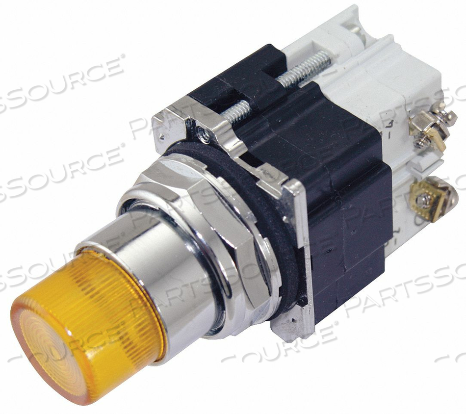 H4389 ILLUMINATED PUSH BUTTON 30MM YELLOW by Eaton