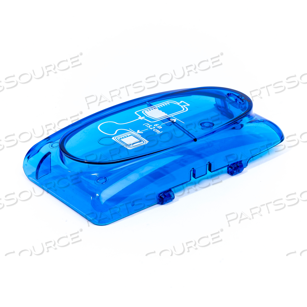 JOEY PRINTED BLUE TRANSPARENT MAIN DOOR 