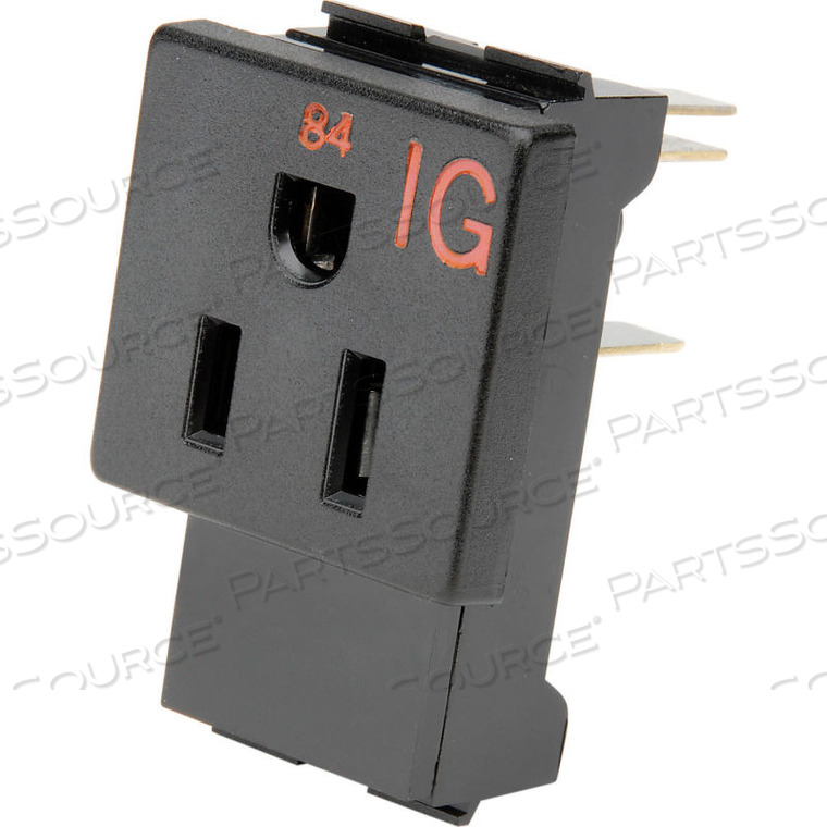 INTERION ISOLATED GROUND RECEPTACLE - (PACKAGE OF 4) by Electri-Cable Assemblies