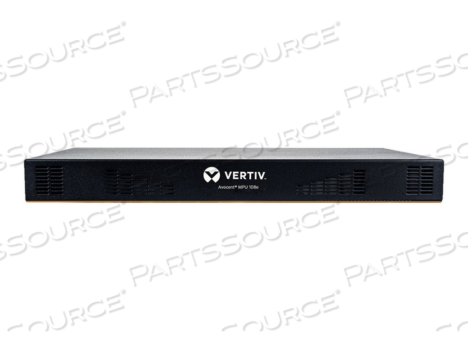 AVOCENT MERGEPOINT UNITY 108EDAC, KVM SWITCH, MANAGED, CAT5, 8 X KVM PORT(S), 1 LOCAL USER, 1 IP USER, DESKTOP by Vertiv