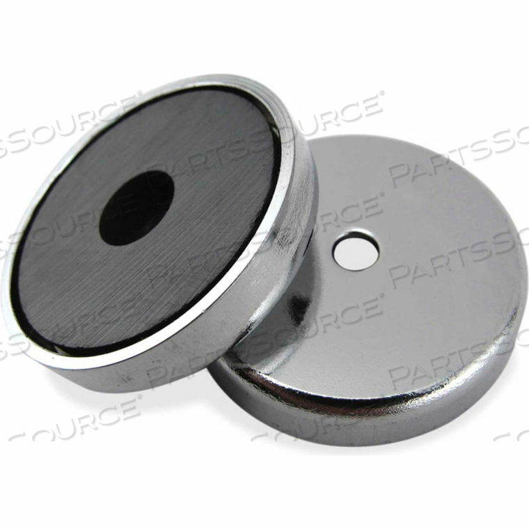 CERAMIC ROUND BASE MAGNET - 16 LBS. PULL by Master Magnetics, Inc. (The Magnet Source)