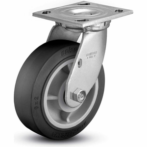 8" CASTER WITH SWIVEL PLATE, 4" X 4-1/2" PLATE, 675 LB. CAPACITY by Colson