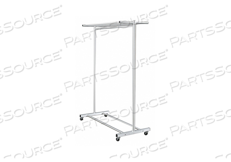 SINGLE SIDED MOBILE COAT RCK 60 D SATIN by Glaro Products Inc SINGLE SIDED MOBILE COAT RCK 60 D SATIN by Glaro Products Inc