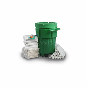95 GALLON OIL ONLY ECO FRIENDLY WHEELED SPILL KIT by Evolution Sorbent Product