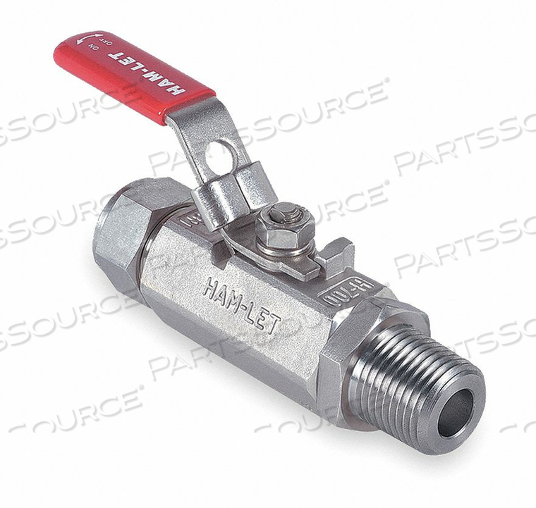 SS BALL VALVE MNPT X TUBE 1 IN by Ham-Let SS BALL VALVE MNPT X TUBE 1 IN by Ham-Let