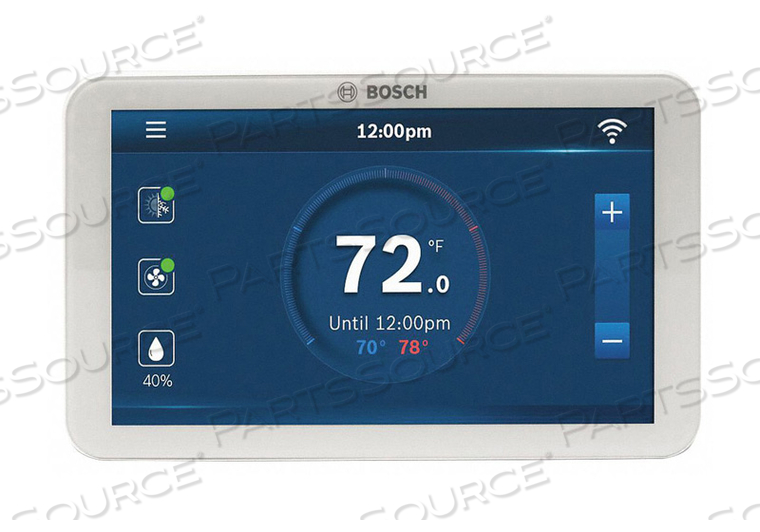 LOW VOLTAGE THERMOSTAT WHITE LCD DISPLAY by Bosch Tools